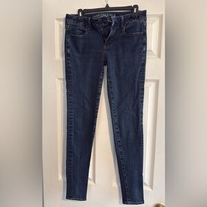 American Eagle Outfitters Dark Blue Skinny Jeans